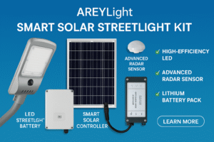 AREYLight Smart Solar Streetlight Kit